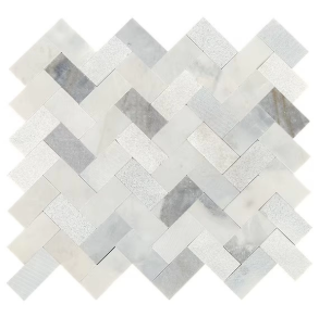 Stormy Mist Herringbone - stone tile